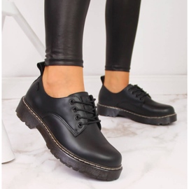 Zapatos oxford mujer negros Big Star II274107 5