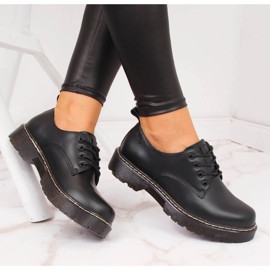 Zapatos oxford mujer negros Big Star II274107 1