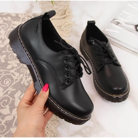 Zapatos oxford mujer negros Big Star II274107 2