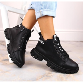 Botas de plataforma negras con aislamiento para mujer de Sergio Leone BT742 negro 4