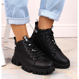 Botas de plataforma negras con aislamiento para mujer de Sergio Leone BT742 negro 6