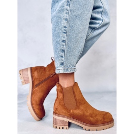 Botas Chelsea Bria Camel marrón 4