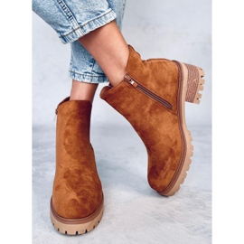 Botas Chelsea Bria Camel marrón 5