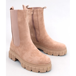 Botas Chelsea Dowel en color caqui beige 1 Botas Chelsea Dowel en color caqui beige 1