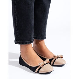 Bailarinas de mujer en negro y beige Shelovet 2
