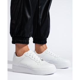 W. Potocki Zapatillas Shelovet blancas con plataforma blanco 1