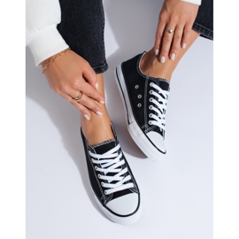 Zapatillas clásicas negras de mujer de Shelovet. negro 3