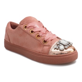 Deportivas ricamente decoradas 6192 Rosa rosado 1