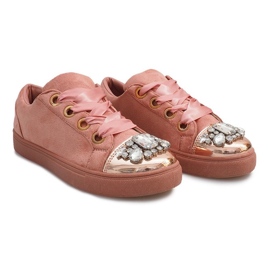 Deportivas ricamente decoradas 6192 Rosa rosado 2