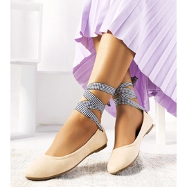 BM Bailarinas beige con lazo Acro 1