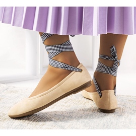 BM Bailarinas beige con lazo Acro 2