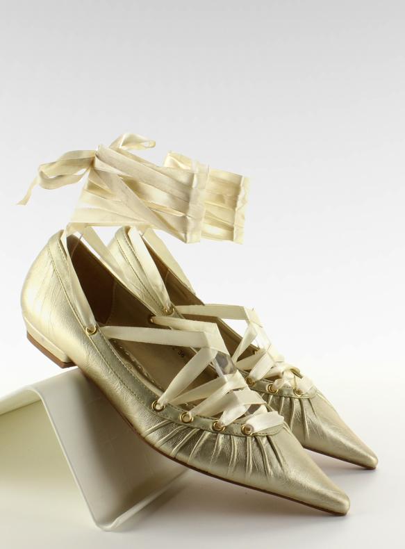 Bailarinas con cinta alrededor del tobillo 391029-2 camello gris 2