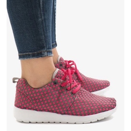 Zapatillas deportivas rosa A5126 rosado 2