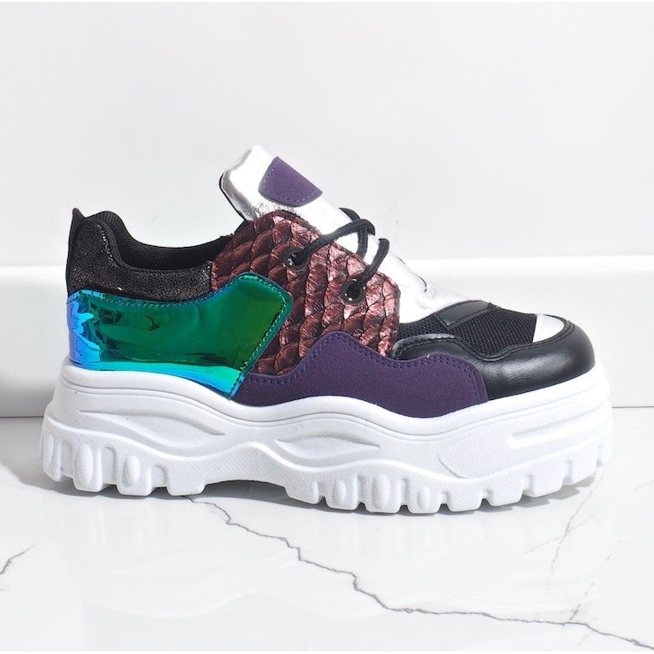 Zapatillas deportivas negras de moda R-458 negro 1