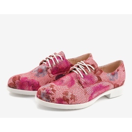 Zapatos clásicos de jazz rojo floral ZG629-2 multicolor 2