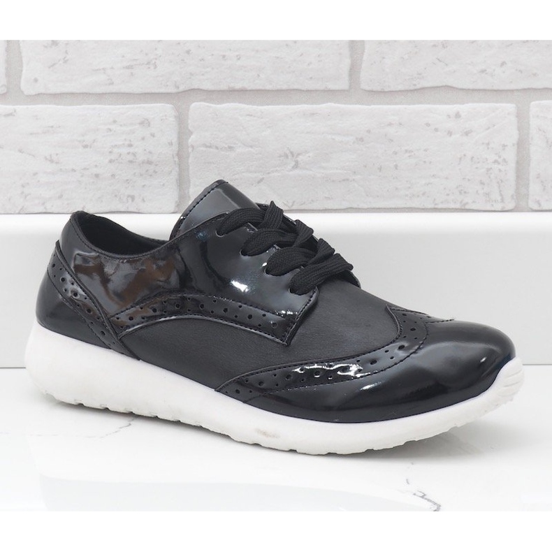 Zapatillas deportivas de mujer negras YD-7 negro 1