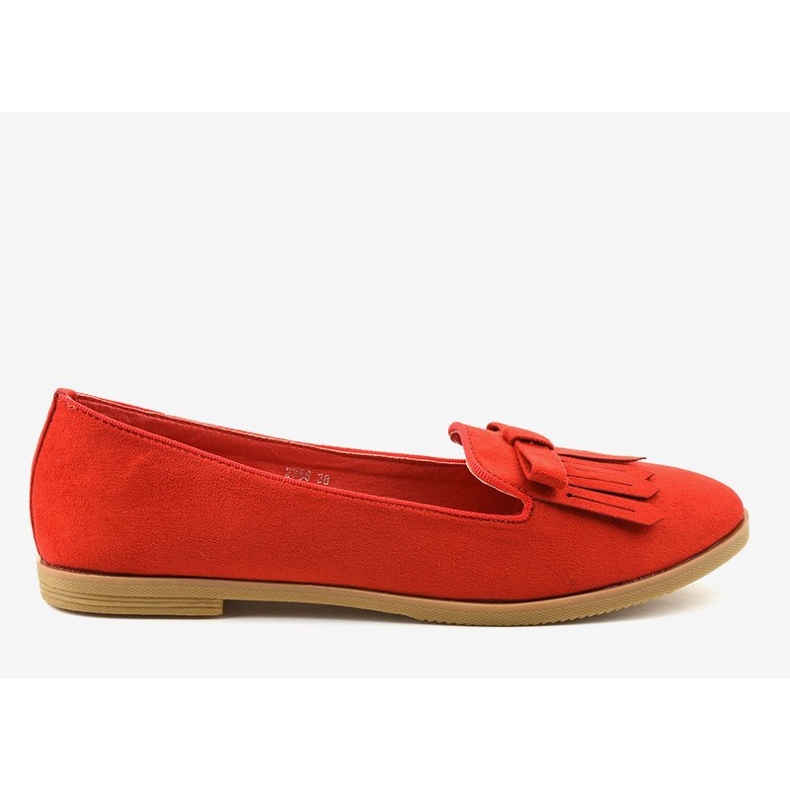 Mocasines Lordsy de ante ecológico rojo 2358 1 Mocasines Lordsy de ante ecológico rojo 2358 1