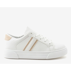 Zapatillas clásicas CC-20 blancas blanco dorado 1