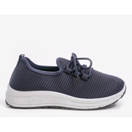 Zapatillas deportivas slip-on azul marino LR005-4 1