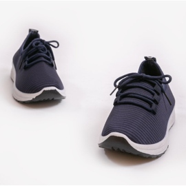 Zapatillas deportivas slip-on azul marino LR005-4 4