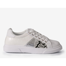 Zapatillas de mujer blancas con estilo BK928-9 blanco 1 Zapatillas de mujer blancas con estilo BK928-9 blanco 1