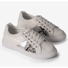 Zapatillas de mujer blancas con estilo BK928-9 blanco 2 Zapatillas de mujer blancas con estilo BK928-9 blanco 2