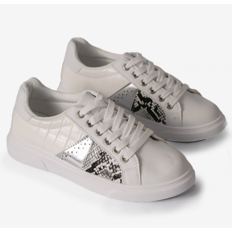 Zapatillas de mujer blancas con estilo BK928-9 blanco 2 Zapatillas de mujer blancas con estilo BK928-9 blanco 2