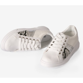 Zapatillas de mujer blancas con estilo BK928-9 blanco 3