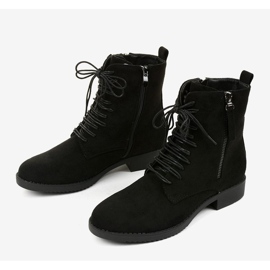 Botas de trabajo de ante negro A8315 / A 2