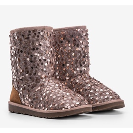 Bota aislante beige emu Stouteyes marrón 1