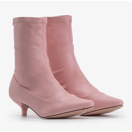 Tacones rosas con un calcetín Ragemour 2