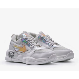 Zapatillas de mujer holo blanco BO-253 3