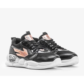 Zapatillas holo negras de Jacey negro dorado 1