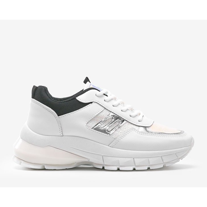 Zapatillas Dana en blanco y negro 1