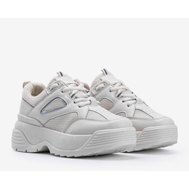 Deportivas beige con suela gruesa Jaida 2 Deportivas beige con suela gruesa Jaida 2