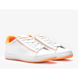Zapatillas blancas mujer Neon Orange Carol blanco 1 Zapatillas blancas mujer Neon Orange Carol blanco 1