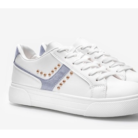 Zapatillas blancas mujer Blue Emilie blanco 4
