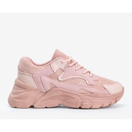Zapatillas Abbie rosa de ante ecológico rosado 1