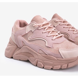 Zapatillas Abbie rosa de ante ecológico rosado 3