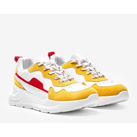 Zapatillas blancas con accesorios Alexia amarillos blanco 1 Zapatillas blancas con accesorios Alexia amarillos blanco 1