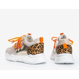 Zapatillas beige con motivo animal de Jan 3