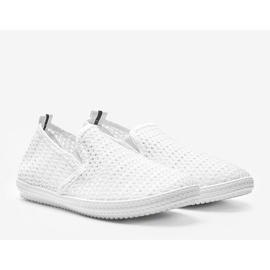 Zapatillas Mallory's blancas caladas blanco 3