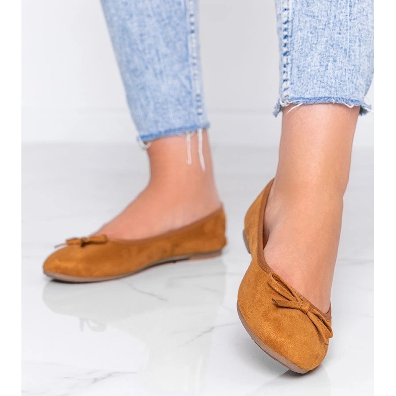 Bailarinas marrones con lazo Angelina marrón 1
