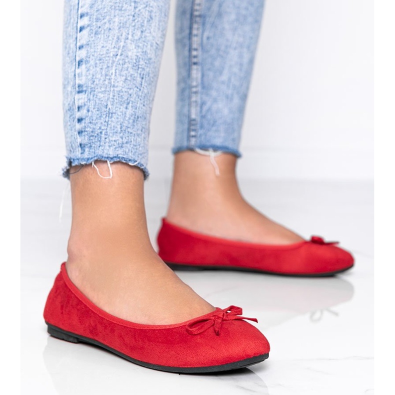 Bailarinas rojas con lazo Angelina rojo 1