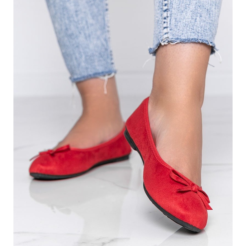 Bailarinas rojas con lazo Angelina rojo 2