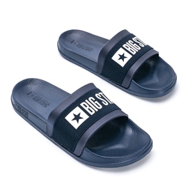 Pantuflas mujer Big Star Lils azul marino 2