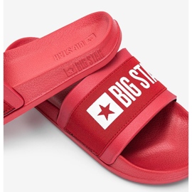 Pantuflas de mujer Big Star Lils rojas rojo 2