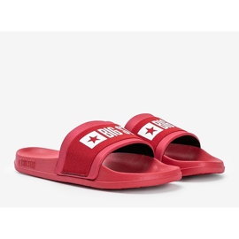 Pantuflas de mujer Big Star Lils rojas rojo 4