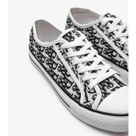 Zapatillas de mujer Rimmie en blanco y negro 4