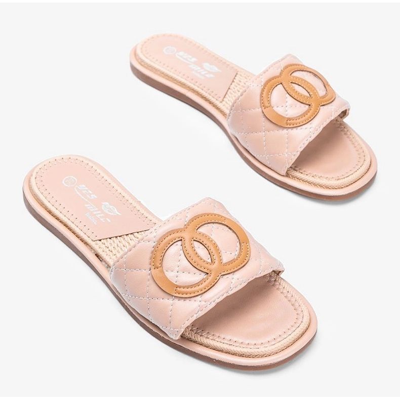 Pantuflas de mujer ypsy beige 1